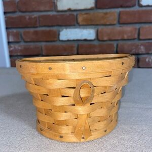 Longaberger Cancer Awareness Basket